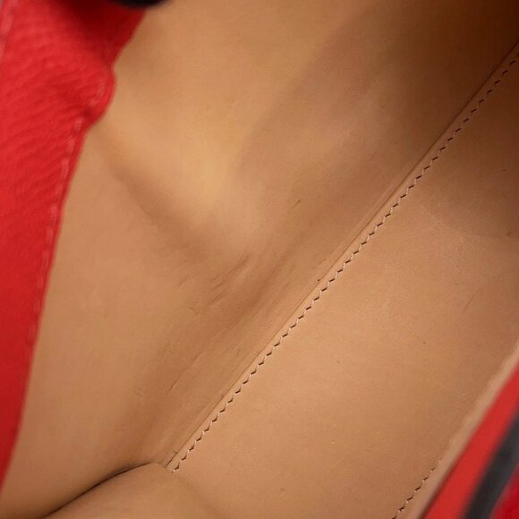 MOYNAT Moynat Regine 2-way Bag Leather Red - Picture 10 of 16